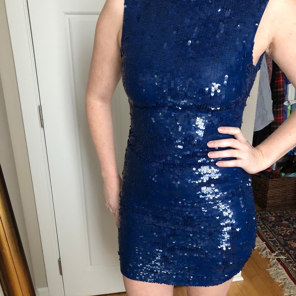 Alice and Olivia sequined dress